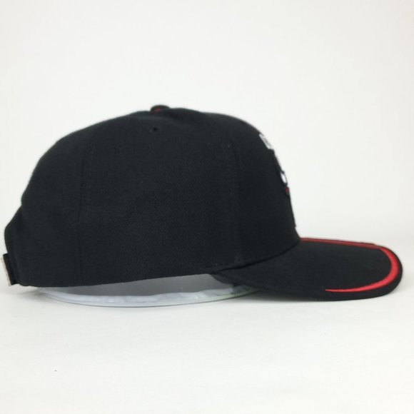 Chicago Bulls Mitchell & Ness Strapback Hat 3D Logo '98 NBA Draft BlackCap NWT - Picture 5 of 7